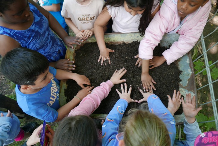 Kinder in der Druaßen-Schule