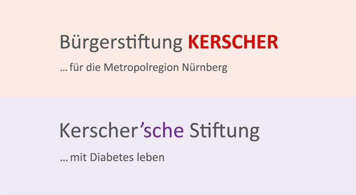 Logos der Stiftungen Kerscher